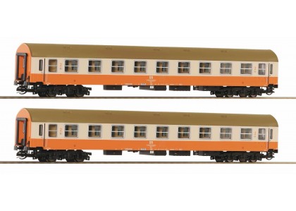 Set 2 vagoane calatori DR Stadtexpress - TT Roco 6280017